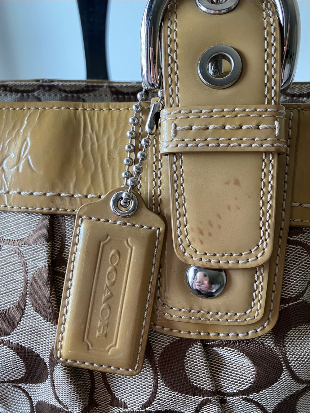 Y2K Coach Soho Signature Handbag F13742 - Picture 2 of 11